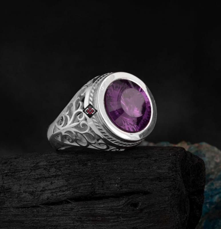 خاتم زركون رجالي